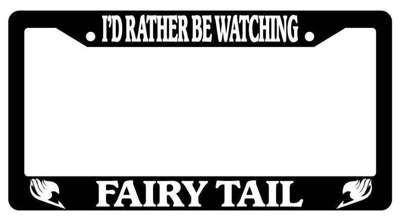 Black License Plate Frame I&