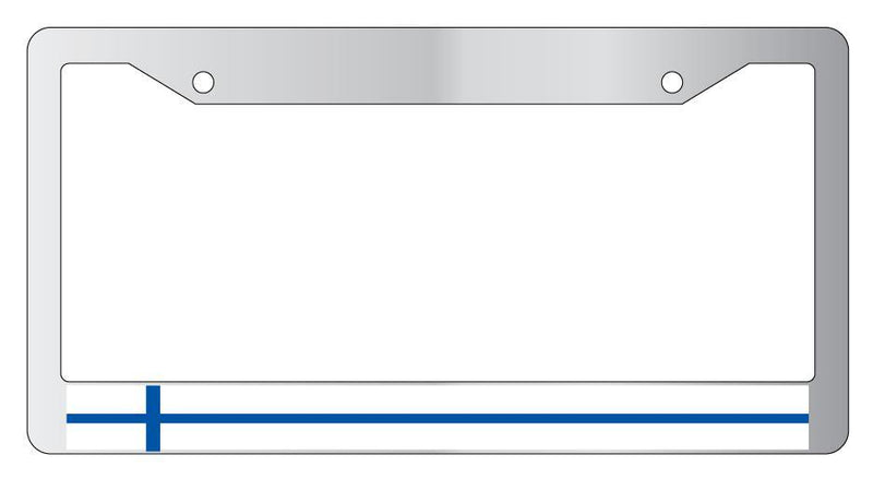 Finland Chrome License Plate Frame World Flags  Mod-GRAPH9856236-5074