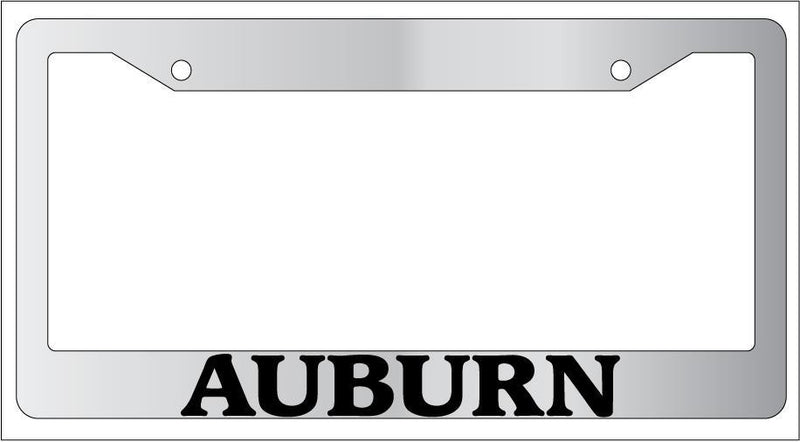 Chrome License Plate Frame New City State Auburn Auto Accessory 1068  Mod-GRAPH9856236-6321