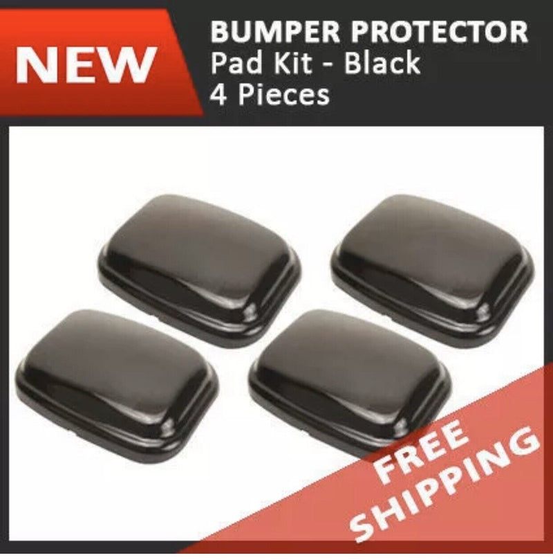 4x Universal Bumper Protector Guard Pad Kit Car Front Back Wall Rear Thick BLACK