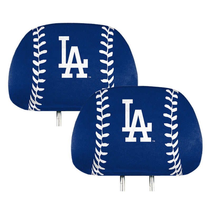 MLB Los Angeles Dodgers New 2-Piece Printed Headrest Covers