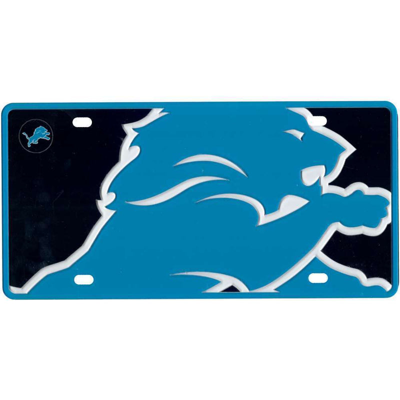 NFL Detroit Lions Full Color Mega Inlay License Plate