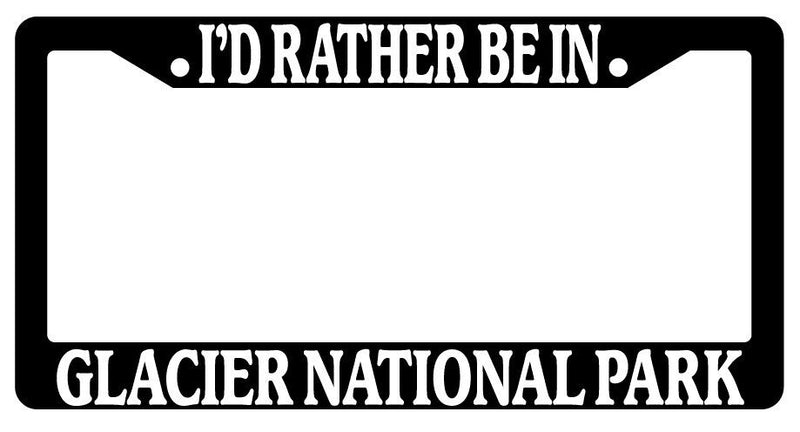 Black License Plate Frame I&