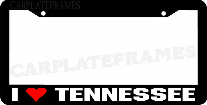 I LOVE Tennessee License Plate Frame
