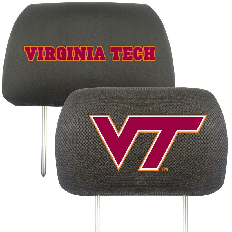 NCAA Virginia Tech Hokies 2-Piece Embroidered Headrest Cover