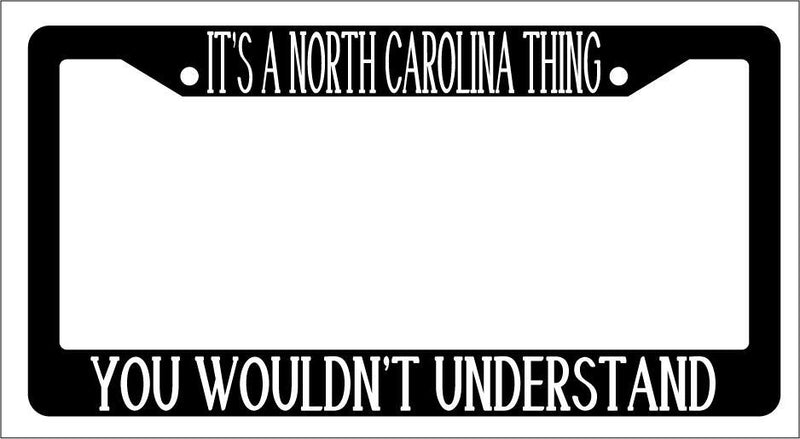 Black License Frame IT&