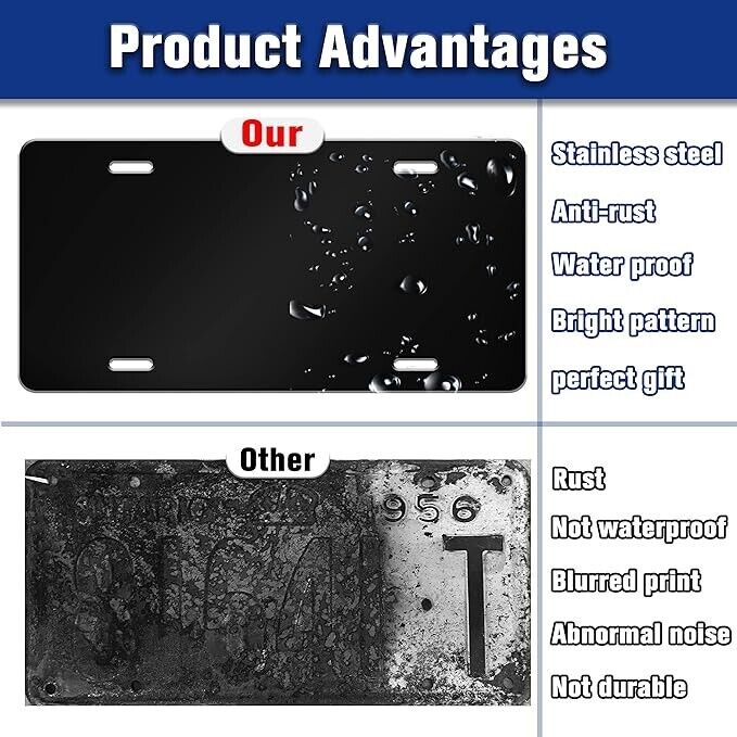 John 3:16 Religious Cross Metal License Plate Including Mounting Hardware