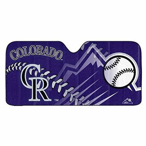 MLB Colorado Rockies Car Truck Folding Sunshade