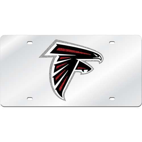 NFL Atlanta Falcons Logo Mirrored License Plate