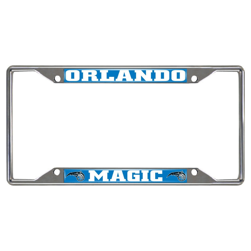 NBA Orlando Magic Chrome Metal License Plate Frame