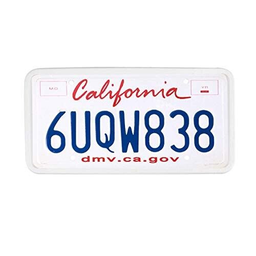 Noctiluce 2 Pack Universal License Plate Frame Premium Silicone Material for Car
