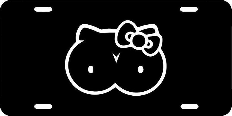 Hello Titty Vanity License Plate Hello Kitty  Mod-GRAPH9856236-7751