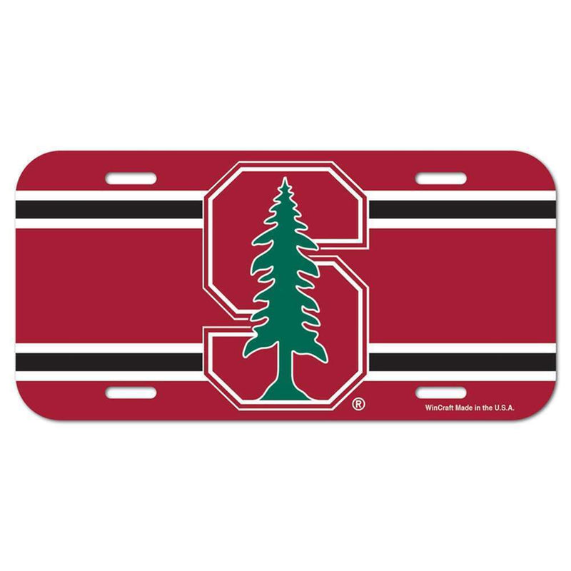 NCAA Stanford Cardinal Plastic License Plate