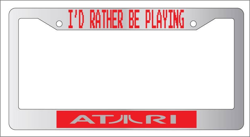 Chrome License Plate Frame I&