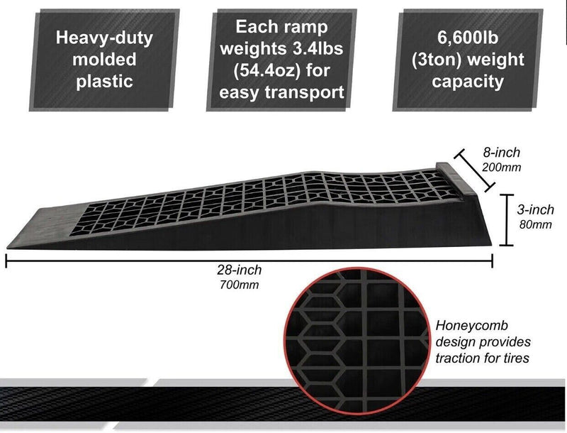 Super low jack assist race car ramps (pair) - FREE SHIPPING