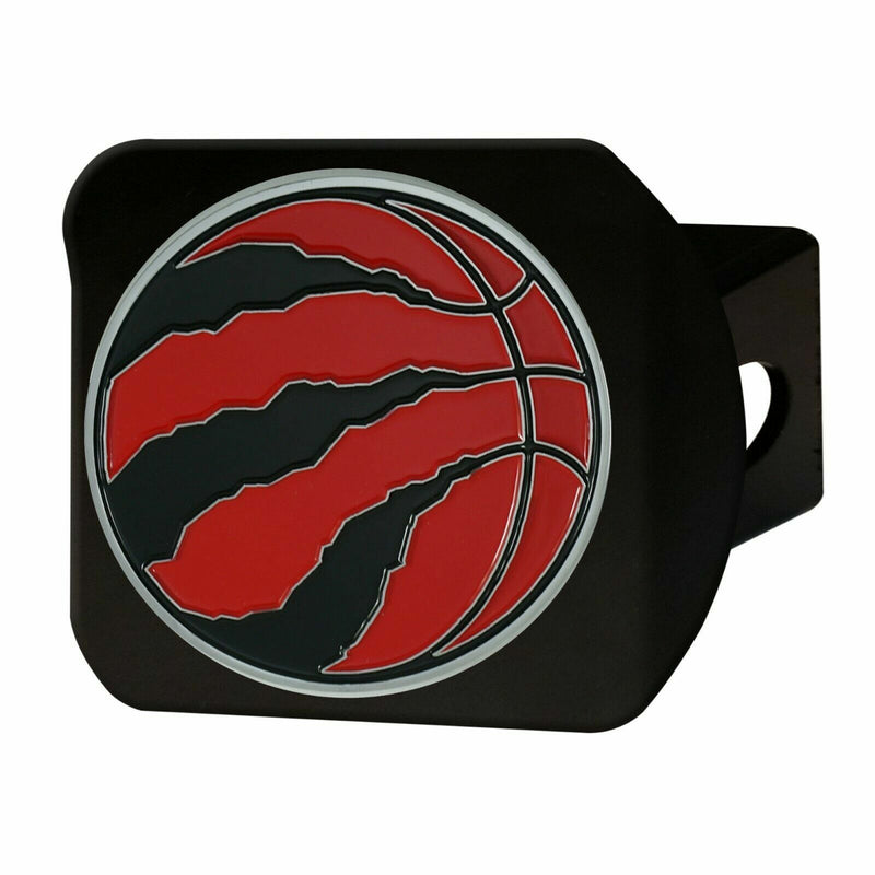 NBA Toronto Raptors 3D Color on Black Metal Hitch Cover