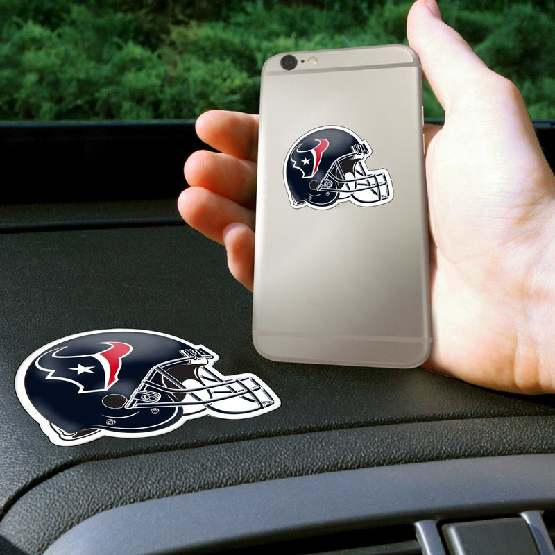 NFL Houston Texans Get a Grip Cell Phone Grip Thick Polymer Stickers