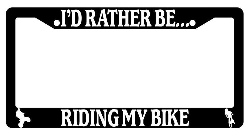 Black License Plate Frame I&