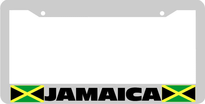 JAMAICA JAMAICAN flag License Plate Frame