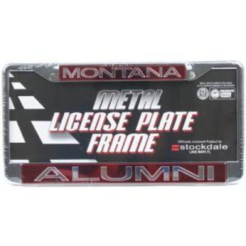 NCAA Montana Grizzlies Metal Alumni Inlaid Acrylic License Plate Frame