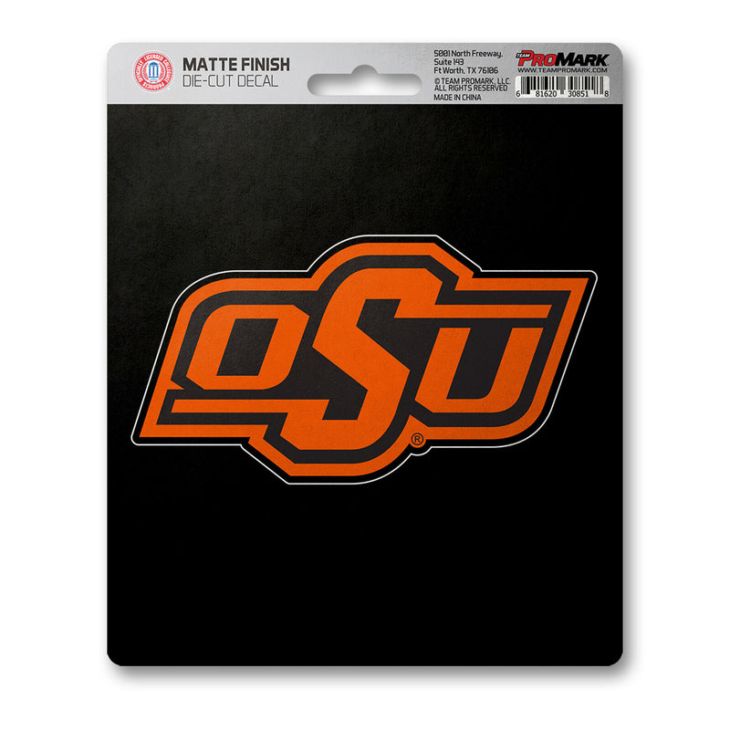 NCAA Oklahoma State Cowboys Decal Matte 5"X6.25" Auto Boat Luggage