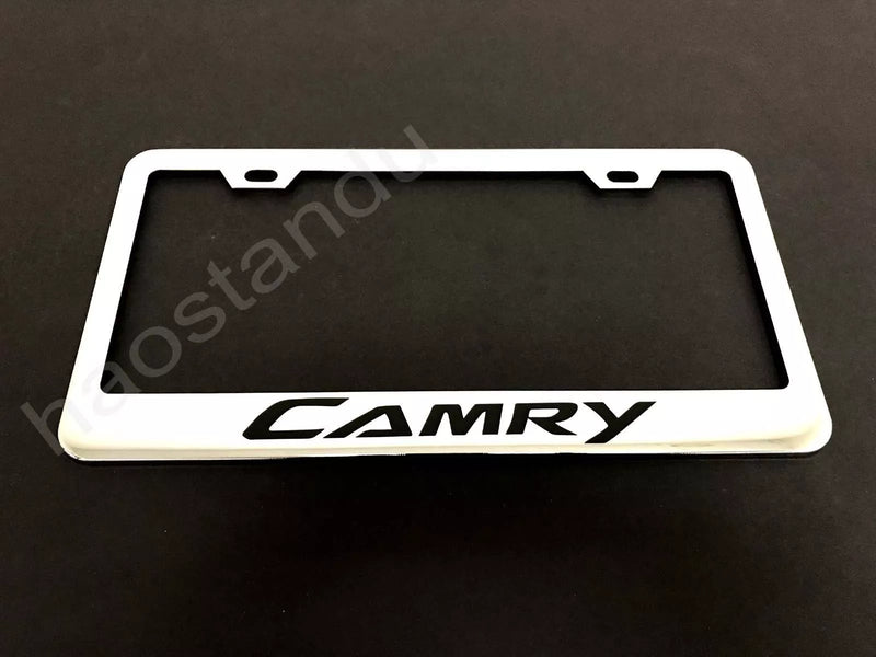 1x CAMRY STAINLESS STEEL LICENSE PLATE FRAME + Screw Caps*