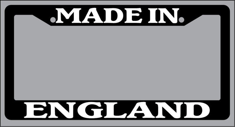Black License Plate Frame Made in England Auto Accessory 1245  Mod-GRAPH9856236-979