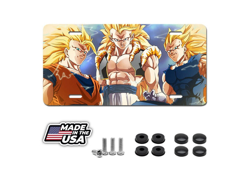 Dragon Ball Vegeta Goku Super Popular License Plate Auto Truck Car Tag Gift