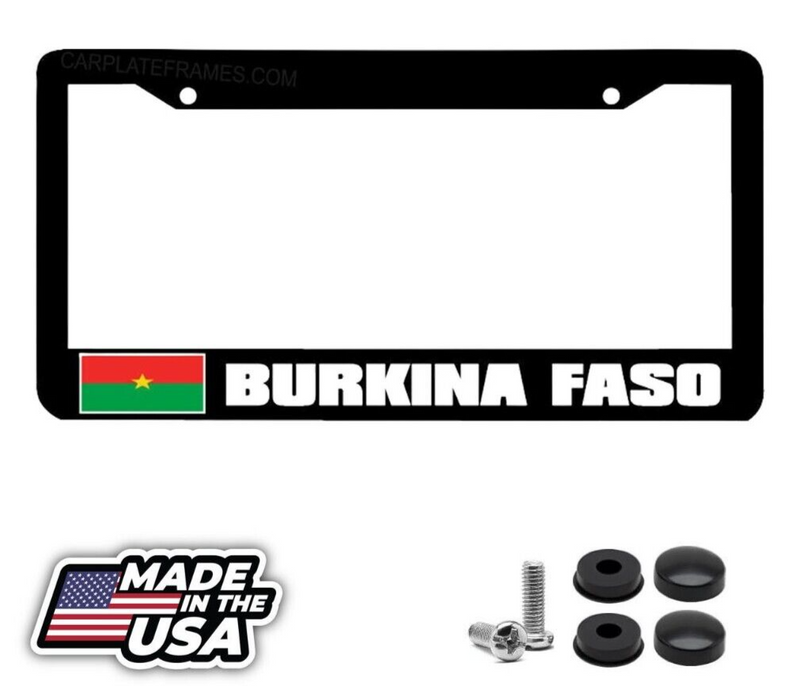 BURKINA FASO flag License Plate Frame