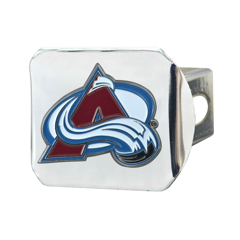 NHL Colorado Avalanche 3D Color on Chrome Metal Hitch Cover