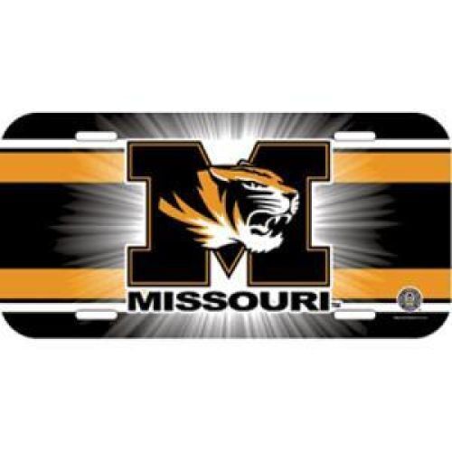 NCAA Missouri Plastic License Plate