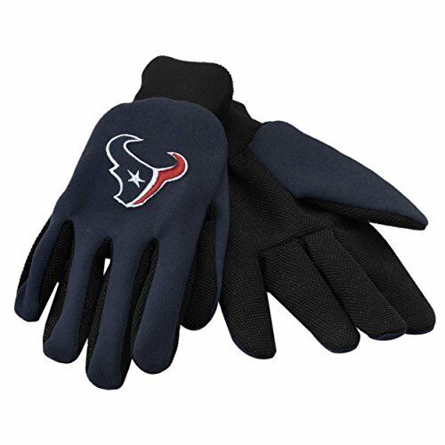 NFL Houston Texans Embroidered Utility Gloves Pair One Size Fits Most