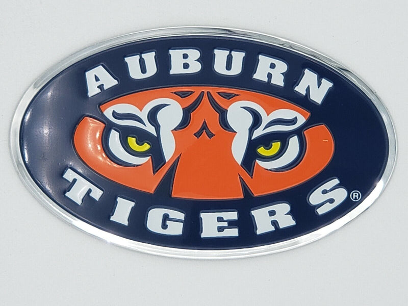 NCAA Auburn Tigers Color Alternate Aluminum Auto Emblem