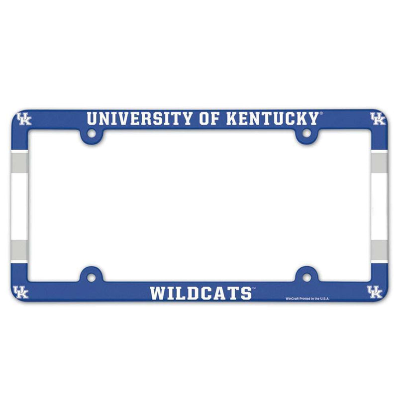 NCAA Kentucky Wildcats Plastic License Plate Frame