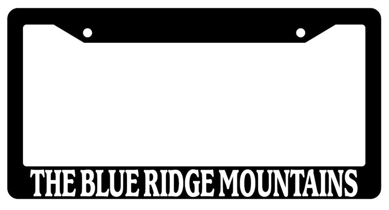 Black License Plate Frame The Blue Ridge Mountains Auto Accessory 1136  Mod-GRAPH9856236-657