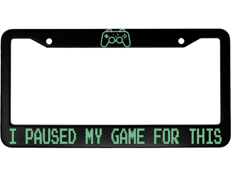 I Paused My Game For This Aluminum Car License Plate Frame