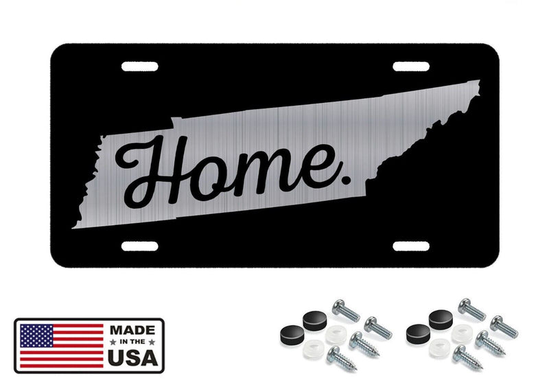 Tennessee Home License Plate Tag Vanity Front Aluminum 6 Inches By 12 Inches