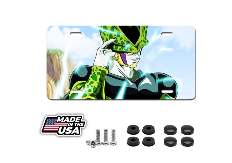 Dragon Ball Cell Anime Manga License Plate Auto Truck Car Tag Gift