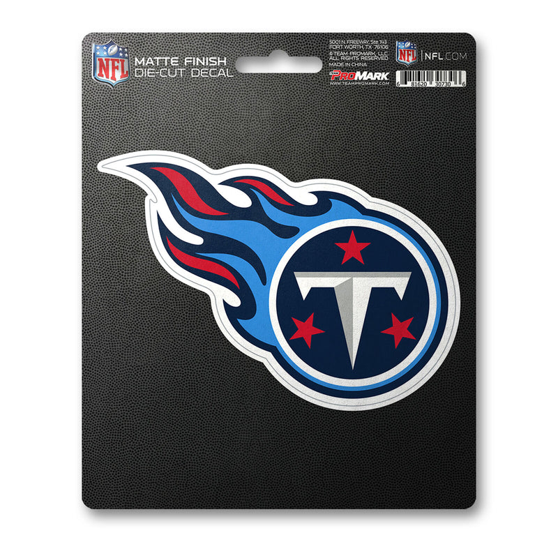 NFL Tennessee Titans Decal Matte 5"X6.25" Auto Boat Cooler Luggage