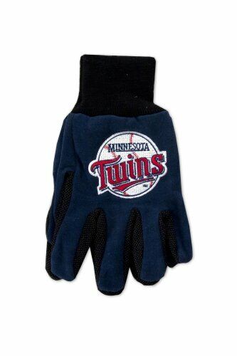 MLB Minnesota Twins Embroidered Utility Gloves Pair One Size Fits Most