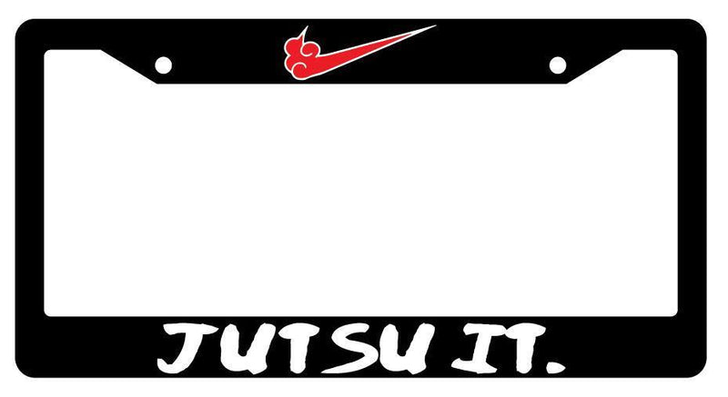 Jutsu It Black Plastic License Plate Frame Auto Accessory Naruto  Mod-GRAPH9856236-4019