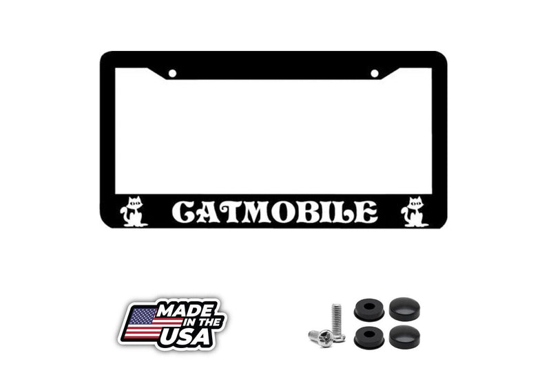 CATMOBILE Cats cat kittens cute License Plate Frame