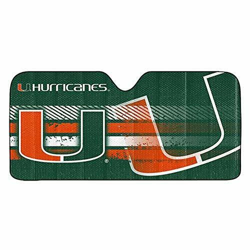 NCAA Miami Hurricanes Car Truck Folding Sunshade