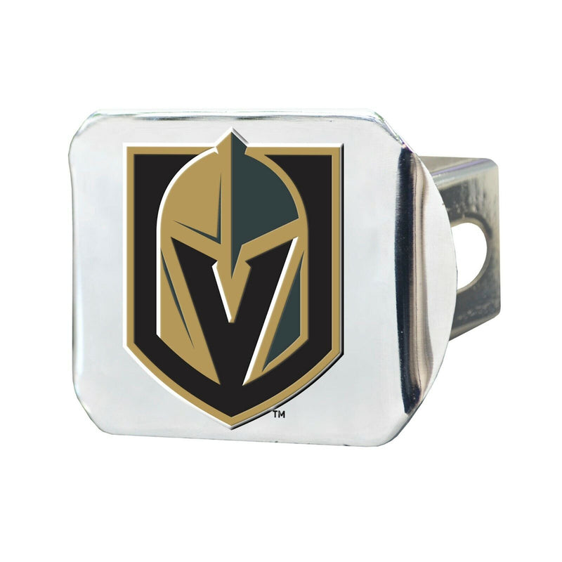 NHL Vegas Golden Knights 3D Color on Chrome Metal Hitch Cover