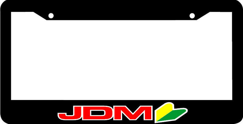 BLACK JDM leaf License Plate Frame