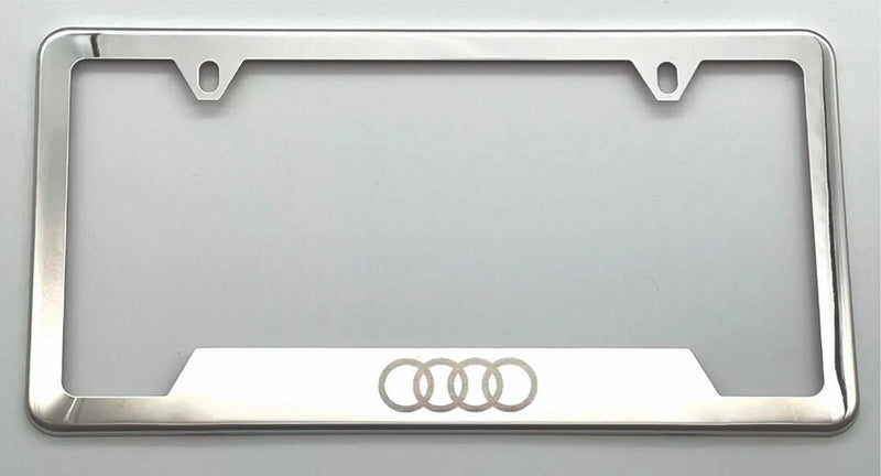 4 rings license plate frame fit Audi