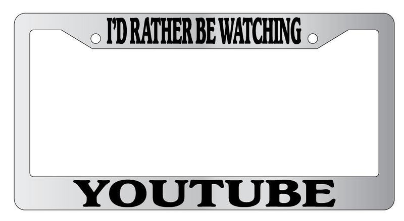 Chrome License Plate Frame I&