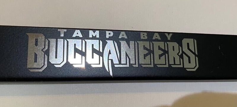 Laser Engraved Tampa Bay Buccaneers Stainless Steel License Plate Frame