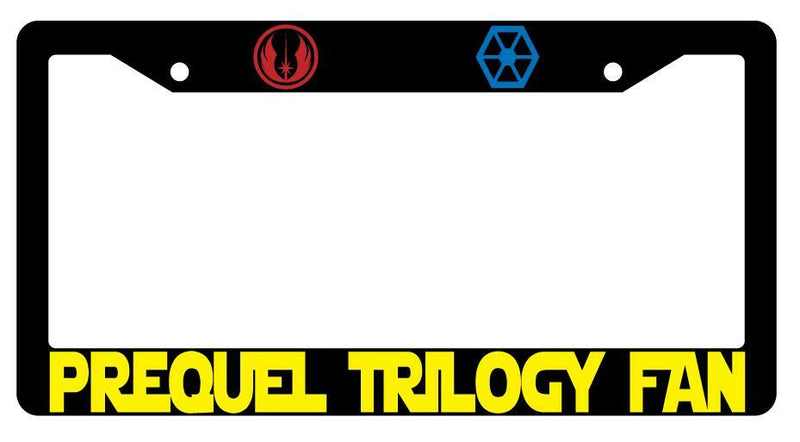 Prequel Trilogy Fan Black Plastic License Plate Frame SW  Mod-GRAPH9856236-2021