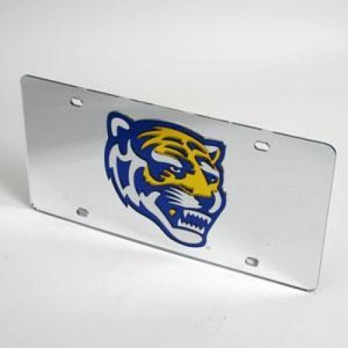 NCAA Memphis Tigers "tiger Head" License Plate - Mirrored